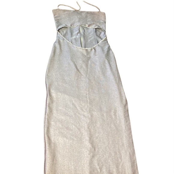 Atria Dresses & Skirts - Atria purple dress with cutout and side slit